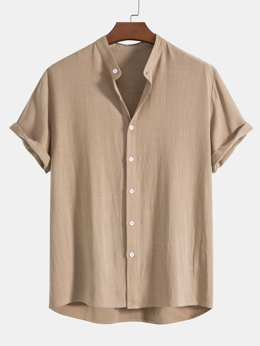 Set estivo per uomini di Richard - Look di lino traspirante con maniche corte e pantaloni comodi
