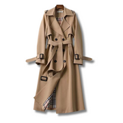 Emilia Trench Woman Elegant – Long Chic & Versatile Coat for All Seasons