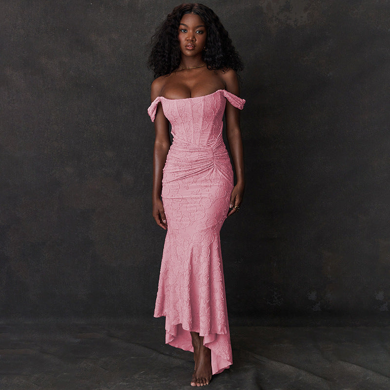 Denisse Robe Longue Élégante – Coupe Flatteuse & Tissu Luxueux pour un Look Féminin Raffiné