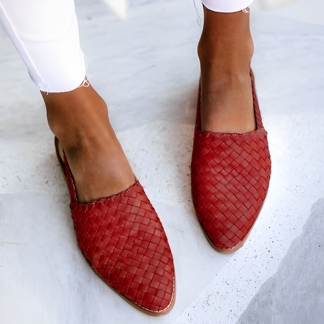 Scarpe in pelle di lusso Amélie per donne - design comodo, elegante e senza tempo