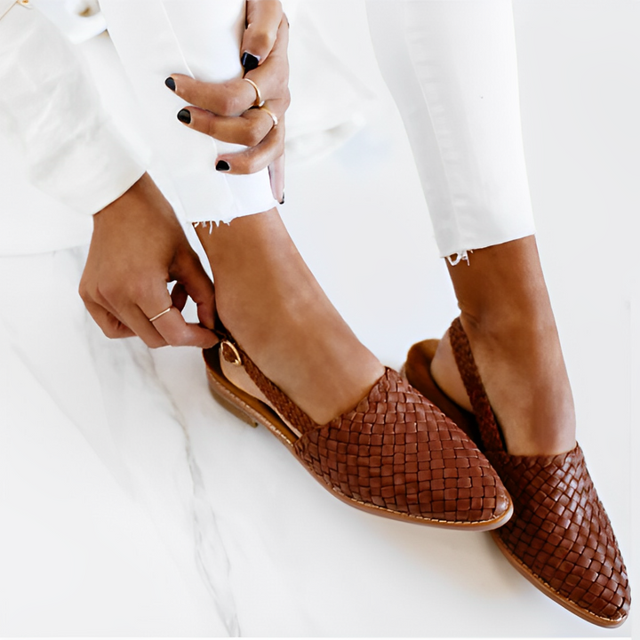 Scarpe in pelle di lusso Amélie per donne - design comodo, elegante e senza tempo