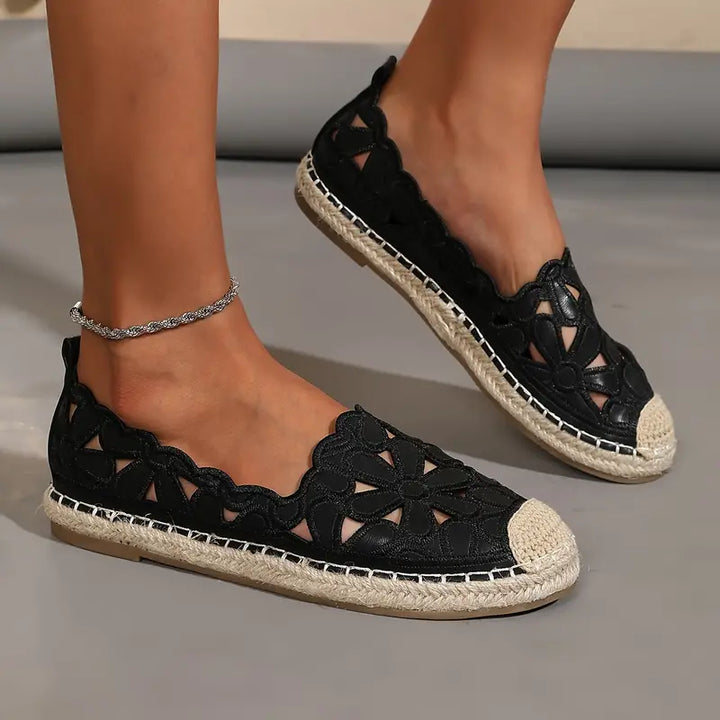 Aurélie Domen's espadrilles - comode scarpe estive con eleganti motivi fioriti