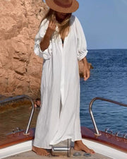 Rochie Miranda casuală pentru femei – țesătură moale din bumbac și croială lejeră pentru un confort elegant