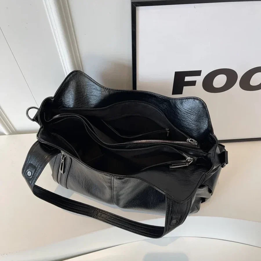 Dakota Sac Bandoulière Femme – Sac en Cuir Élégant avec Bandoulière Réglable & Design Spacieu
