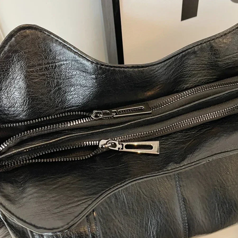 Dakota Sac Bandoulière Femme – Sac en Cuir Élégant avec Bandoulière Réglable & Design Spacieu