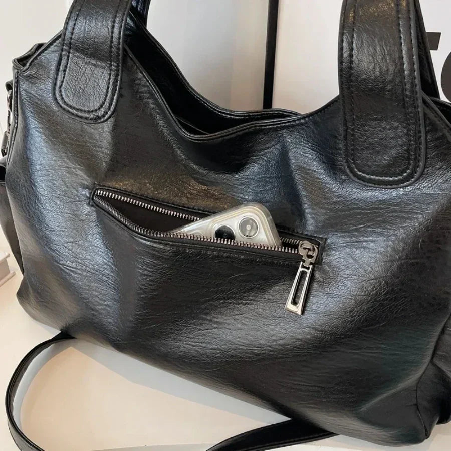Dakota Sac Bandoulière Femme – Sac en Cuir Élégant avec Bandoulière Réglable & Design Spacieu