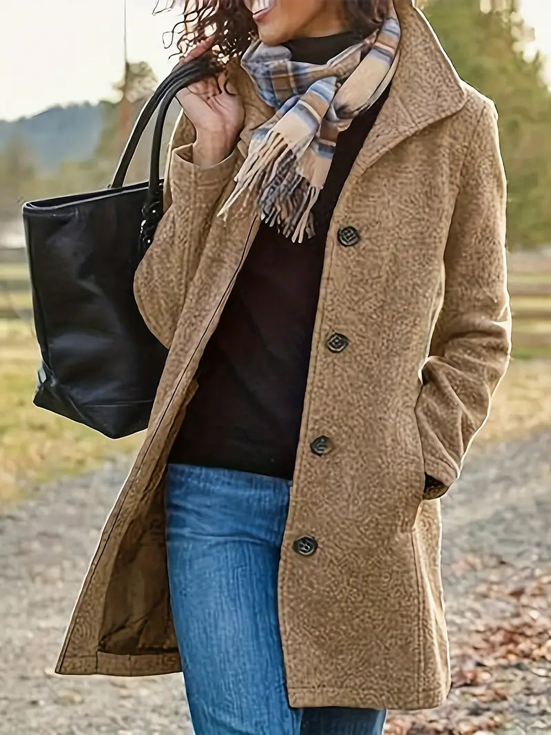 Brianna Manteau Femme – Manteau d’Hiver Élégant avec Doublure Chaude & Coupe Féminine