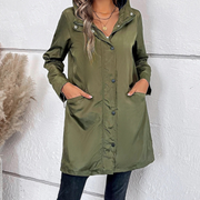 Arya Giacca Antivento Donna – Impermeabile Leggera con Cappuccio e Tasche Pratiche