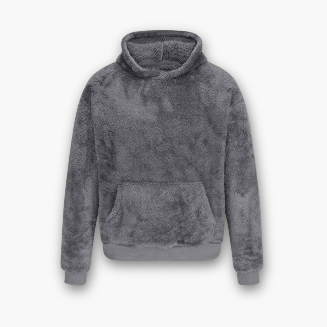 Kila Hoodie Fluffy Unisexe – Sweat Ultra-Doux Léger et Chaud avec Poche Kangourou