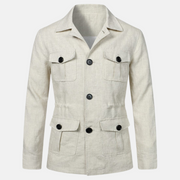 Vince pánská elegantní vesta – klasický styl s více kapsami a zapínáním na knoflíky