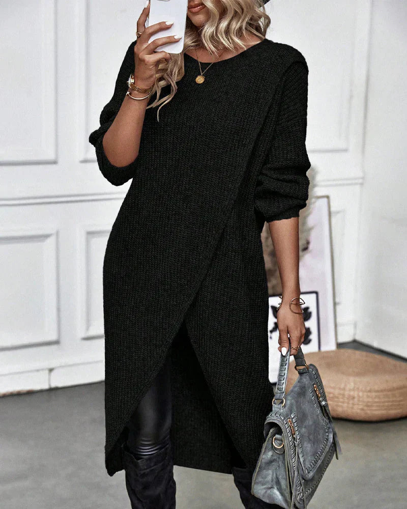 Sylvia Pull Femme – Long Pull Élégant & Confortable pour Look Chic au Quotidien