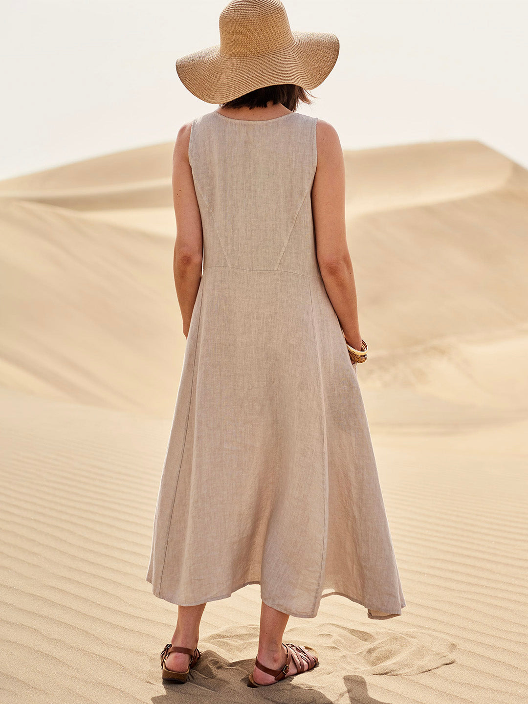 Elise Robe Coton Femme – Douce, Respirante & Poches Pratiques pour Confort Quotidien