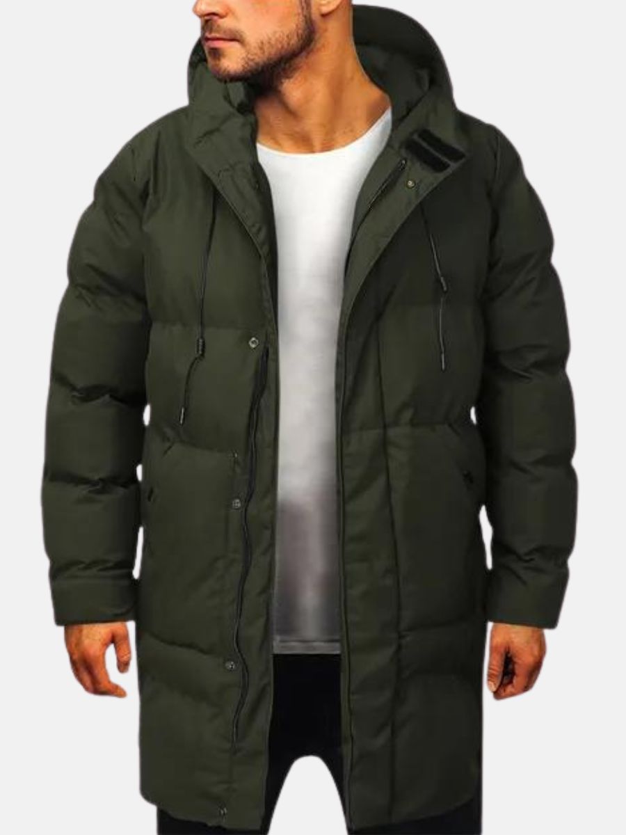 Cassius Parka Uomo – Imbottitura Isolante, Nylon Resistente & Stile Moderno