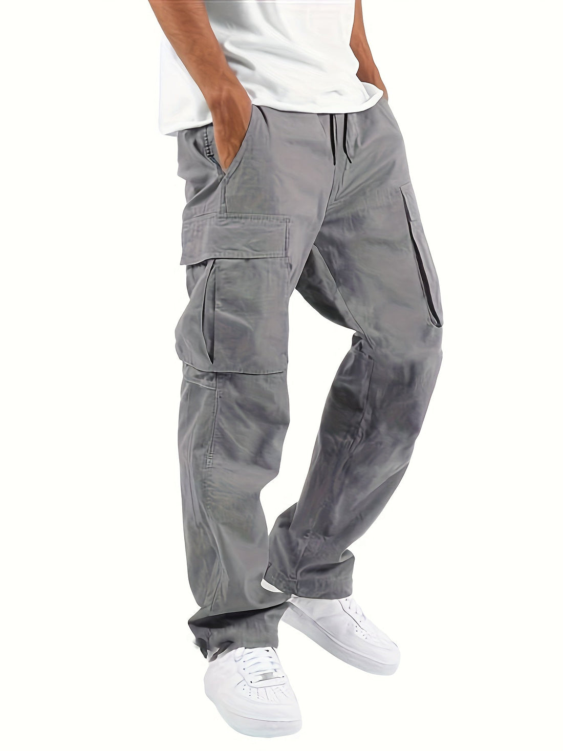 Tristan Pantalon Cargo Homme – Coupe Décontractée en Coton avec Poches Spacieuses & Style Moderne