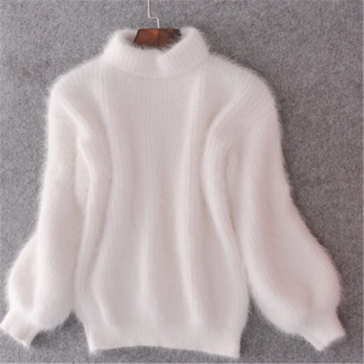 Emilie Pull Femme – Pull en Laine Tricoté Lâche Confortable & Élégant au Style Moderne