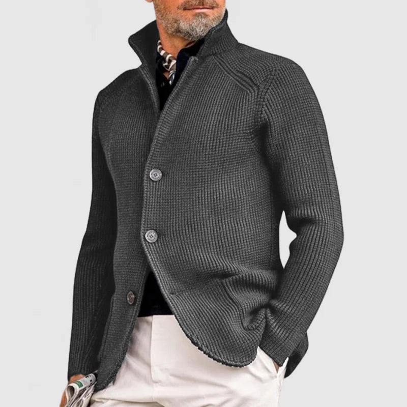 Francois Cardigan Homme – Gilet Élégant en Laine Douce et Confortable au Style Classique