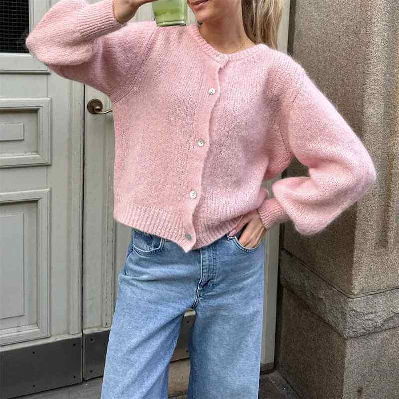 Cardigan Addilyn pentru femei – Pulover moale și elegant din tricot confortabil pentru iarnă