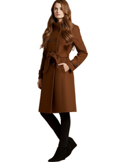 Ramiella Damenmantel mit Doppelreihe – Mittellange Schnittform, klassische Eleganz & täglicher Komfort