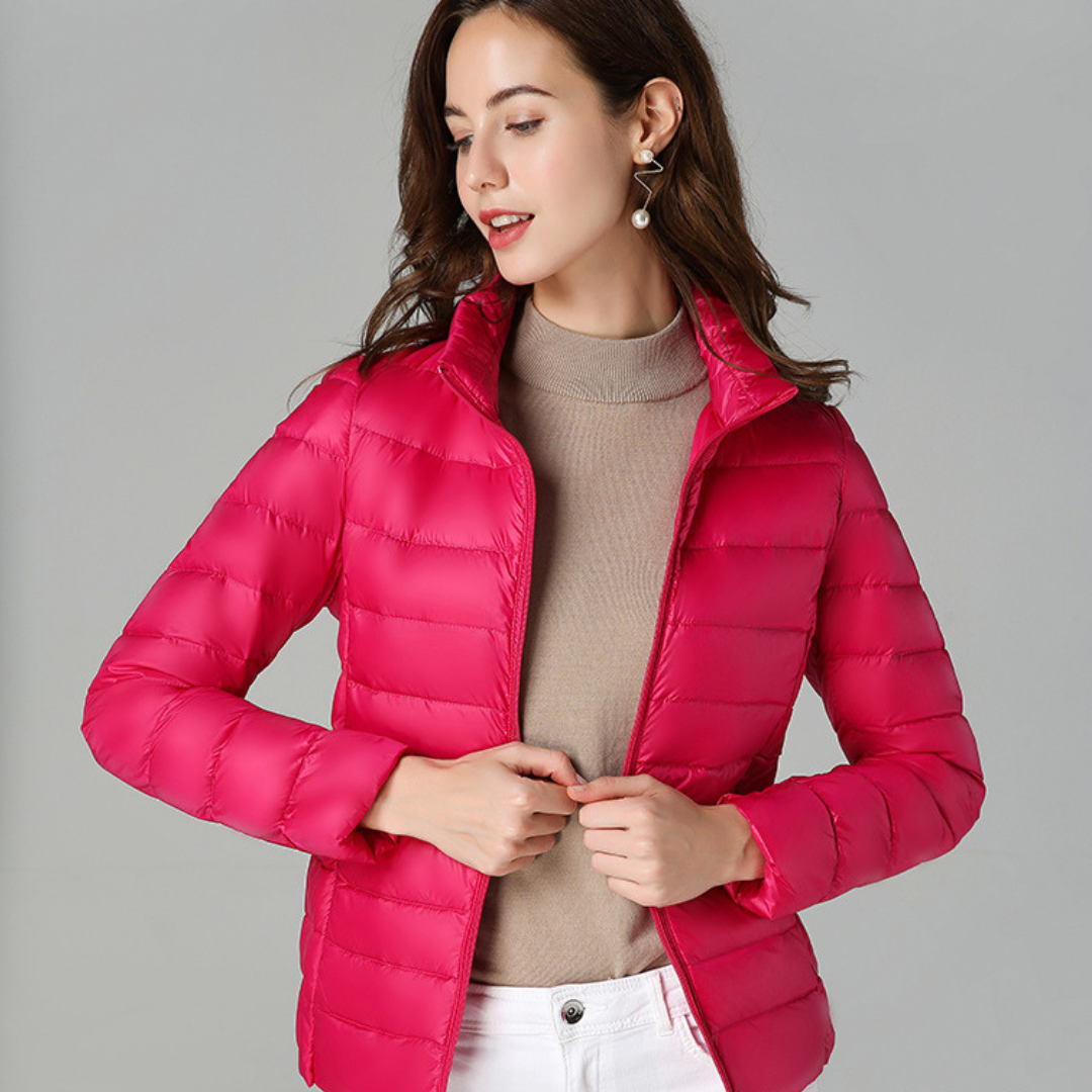 Aurora Veste Femme – Veste Imperméable Ultra-Légère & Polyvalente pour Mi-Saison
