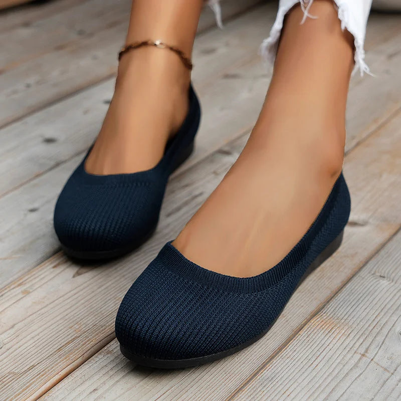 Karen Women's Moccasins - Comode ballerine in mesh con materiale traspirante e di design della luce