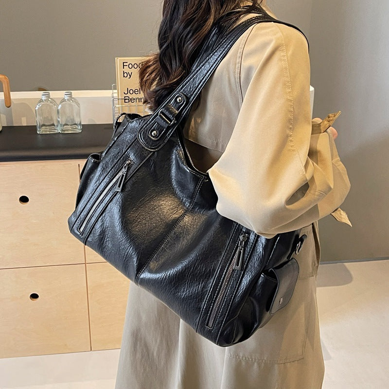Dakota Sac Bandoulière Femme – Sac en Cuir Élégant avec Bandoulière Réglable & Design Spacieu