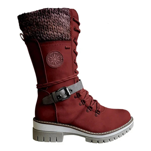 Kylee Stivali Alti Donna Inverno – Eleganti con Isolamento Caldo, Fodera Confortevole e Chiusura Lampo