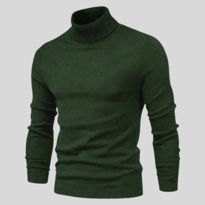 Jerold Pull Homme – Pull Col Montant Élégant & Confortable au Style Polyvalent