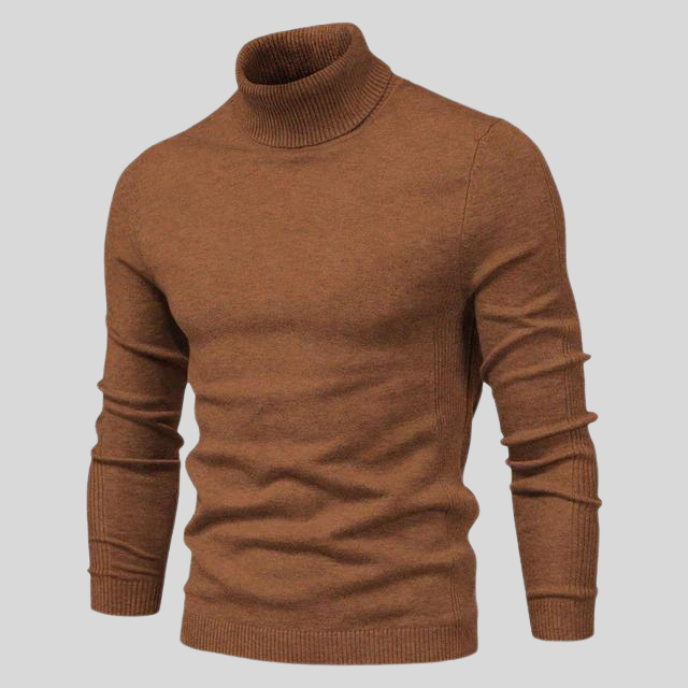 Jerold Pull Homme – Pull Col Montant Élégant & Confortable au Style Polyvalent