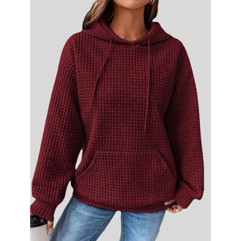 Sudadera con Capucha Laura para Mujer con Cordón – Sudadera de Algodón Suave Corte Casual