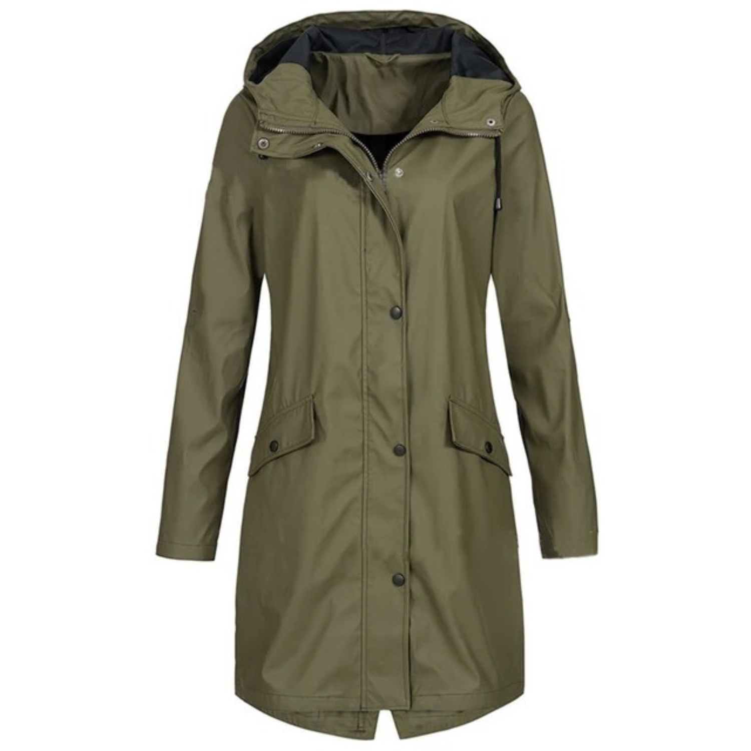 Arya Veste Coupe-Vent Femme – Imperméable Légère avec Capuche & Poches Pratiques