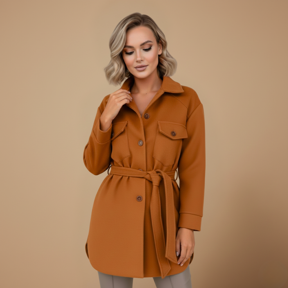 Jaze Mode Dame Polo Vest – Afslappet pasform med reverskrave og knaplukning