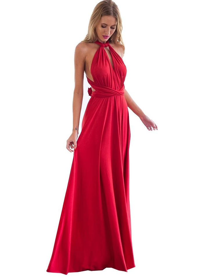 Abito da sera da donna Elise - abito massimo convertibile con più stili di porto e tazza elegante
