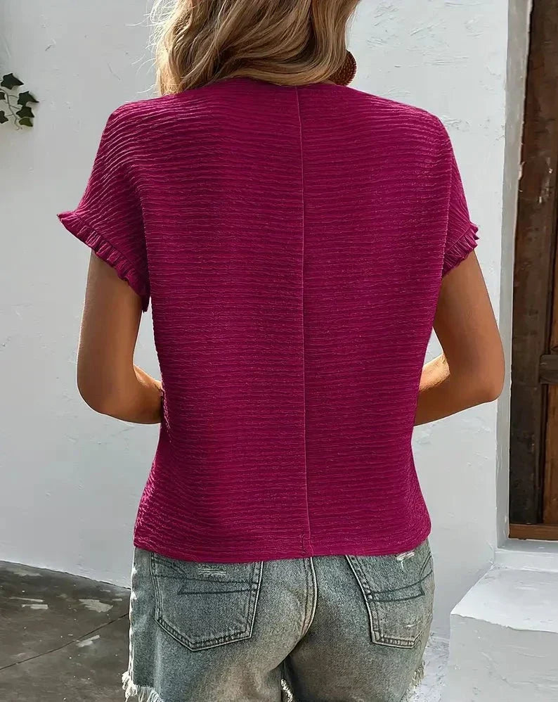 Rima T-Shirt Femme – T-Shirt Classique Léger avec Coupe Flatteuse & Tissu Respirant