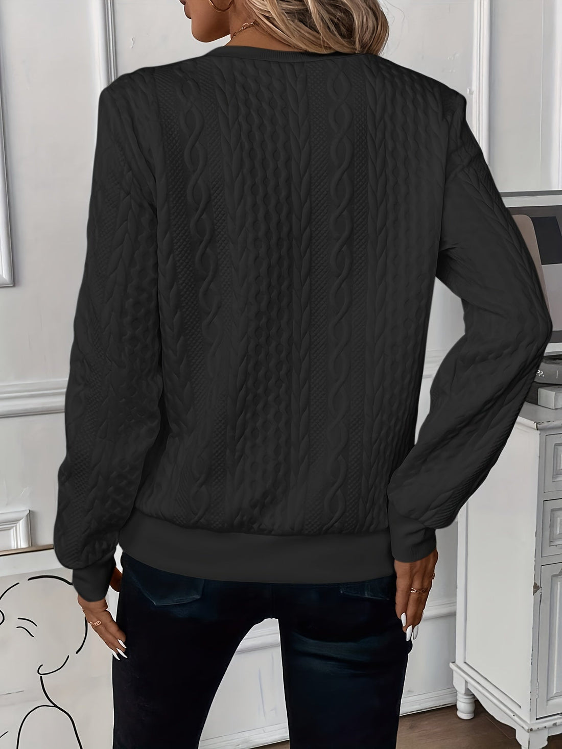 Amora Pull Femme en Maille Douce – Confort Quotidien & Élégance Décontractée