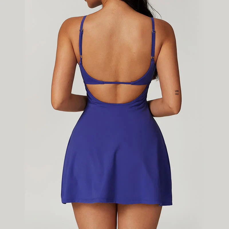 Vina Robe Sport Femme – Robe Athlétique Chic avec Tissu Respirant & Coupe Flatteuse