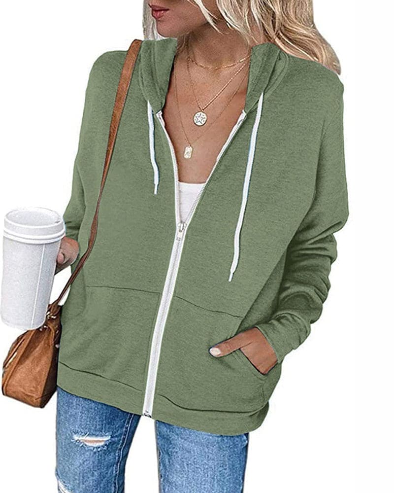 Tereza Veste à Capuche Femme – Légère, Confortable & Parfaite pour le Quotidien