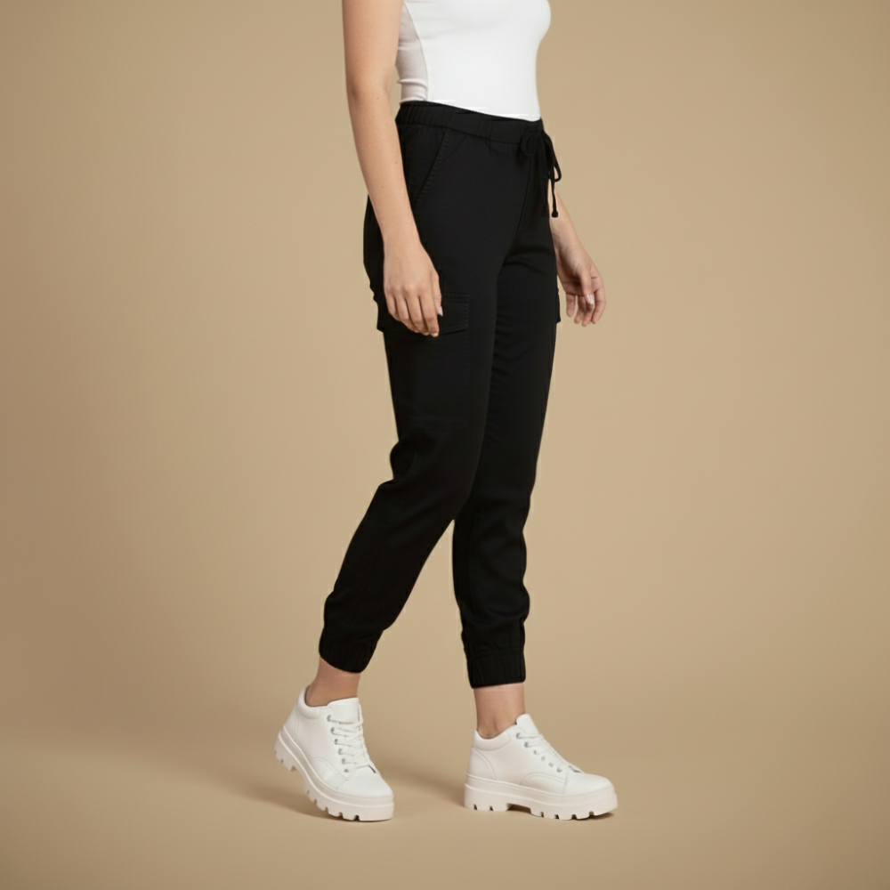 Kate Cargo-Jogginghose für Damen – Streetwear-Jogger mit elastischem Bund und Taschen