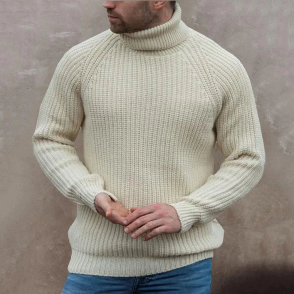 John Pull Col Roulé Homme – Tricot Doux, Coupe Décontractée & Style Polyvalent