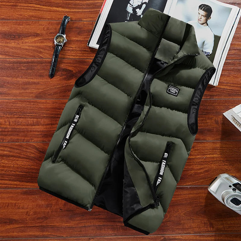 Clarence Gilet Matelassé Uomo – Senza Maniche, Isolamento Termico & Chiusura Lampo