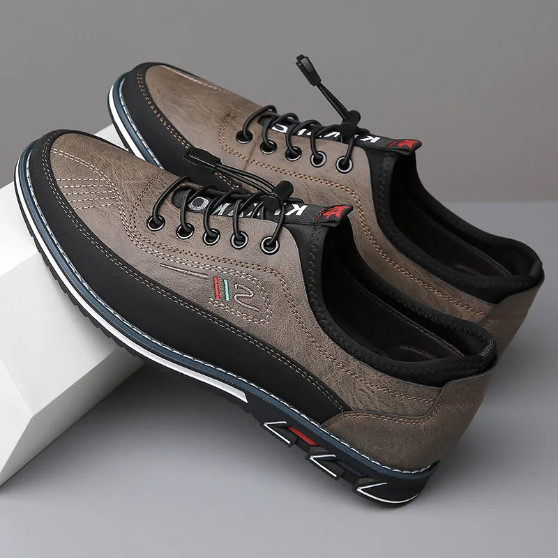 Herman Chaussures Oxford Homme – Élégantes Richelieus en Cuir avec Matière Respirante & Coupe Confortable