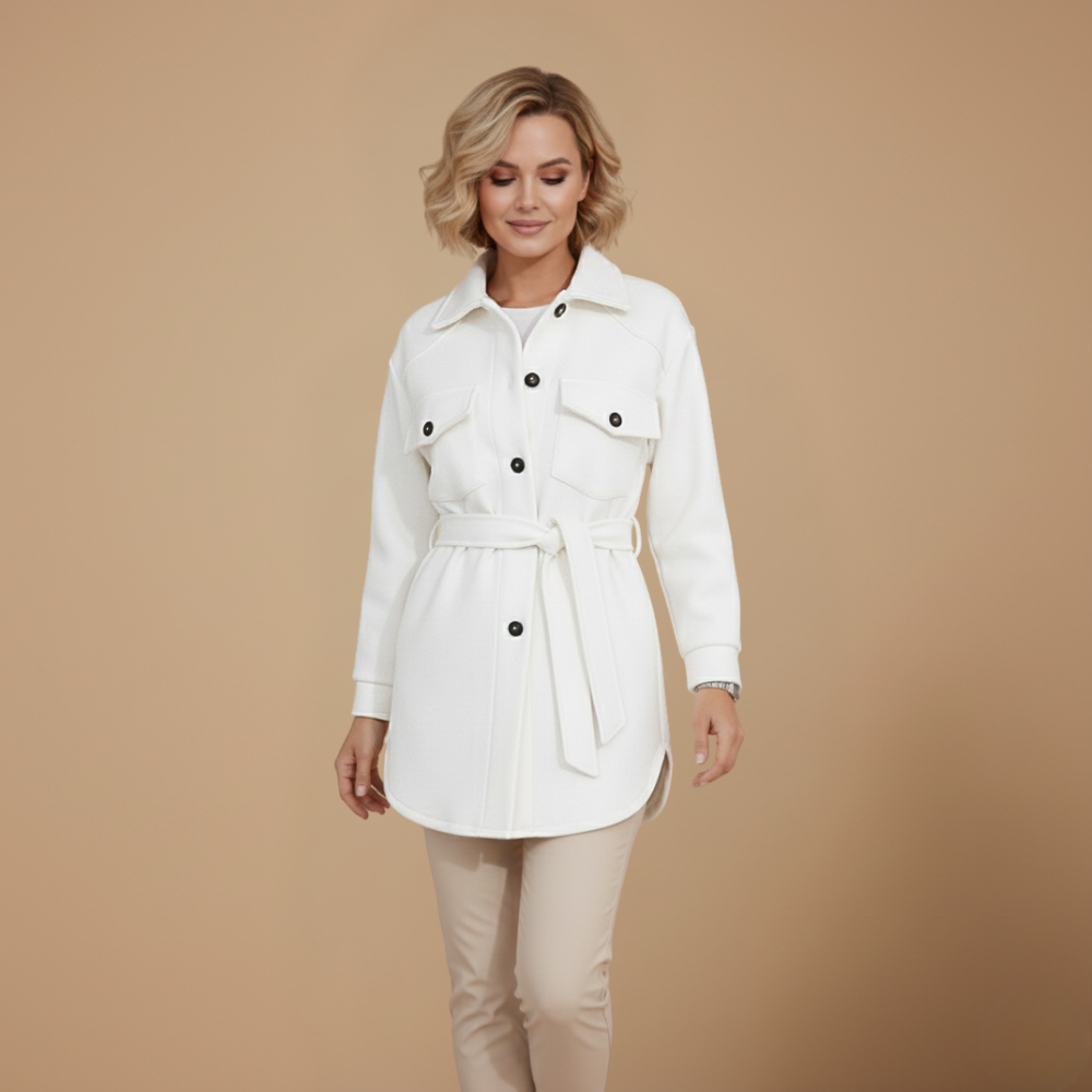 Jaze Mode Dame Polo Vest – Afslappet pasform med reverskrave og knaplukning