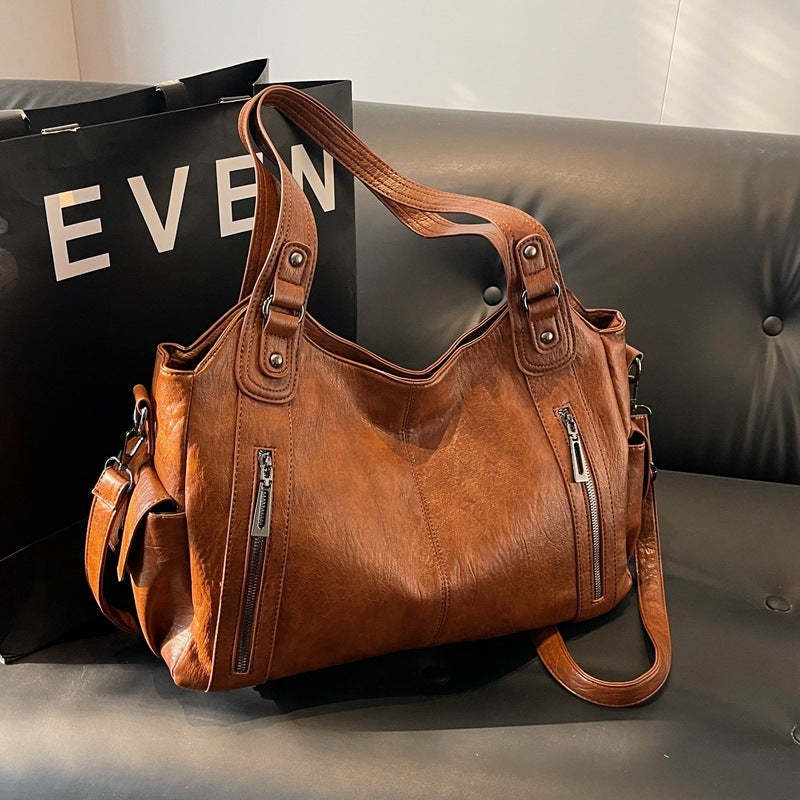 Dakota Sac Bandoulière Femme – Sac en Cuir Élégant avec Bandoulière Réglable & Design Spacieu