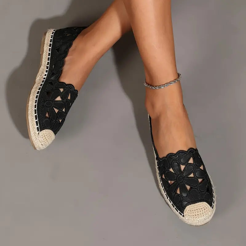 Aurélie Domen's espadrilles - comode scarpe estive con eleganti motivi fioriti