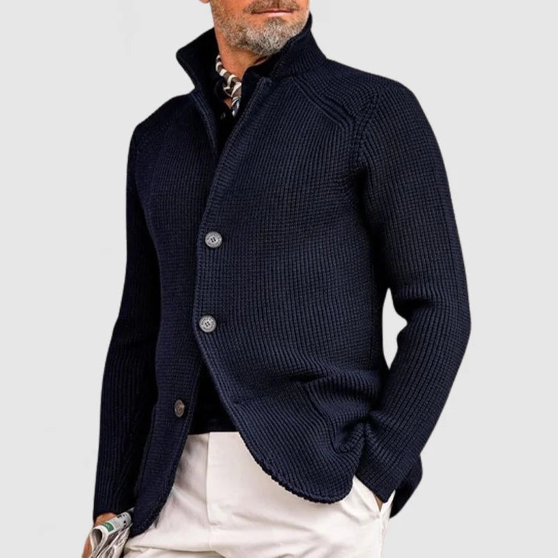 Francois Cardigan Homme – Gilet Élégant en Laine Douce et Confortable au Style Classique