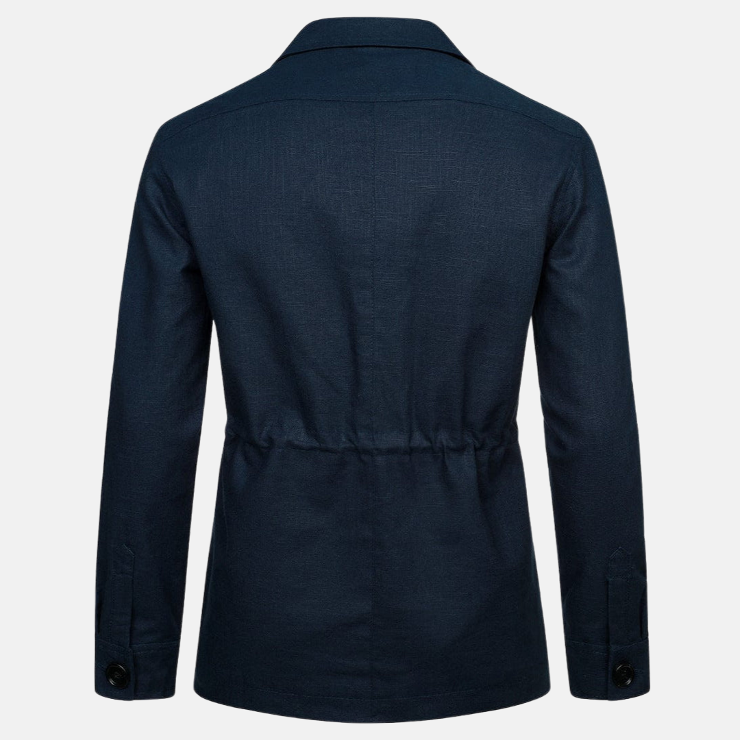 Vince Veste Uomo Elegante – Stile Classico con Tasche Multiple & Chiusura a Bottoni