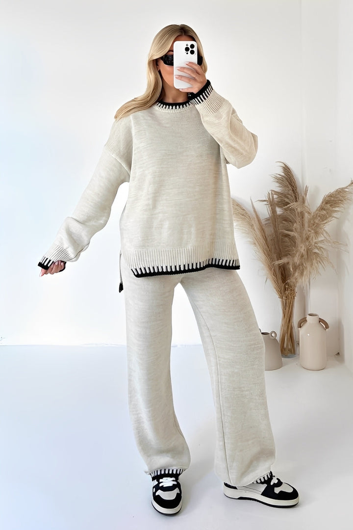 Kennedy – Ensemble Loungewear Femme en Tissu Doux – Tenue Confortable au Ajustement Décontracté pour le Quotidien