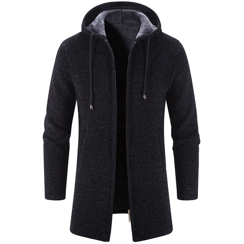 Reginald – Men's Fleece Hoodie Jacket – Soft and Warm Outer Coat with Comfortable Fit for Cold Weather