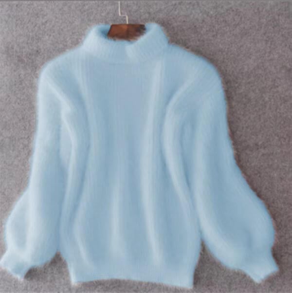 Emilie Pull Femme – Pull en Laine Tricoté Lâche Confortable & Élégant au Style Moderne