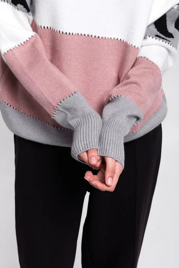 Alianna Pull Femme – Polaire Léopard Chic Doux & Confortable pour Style Décontracté