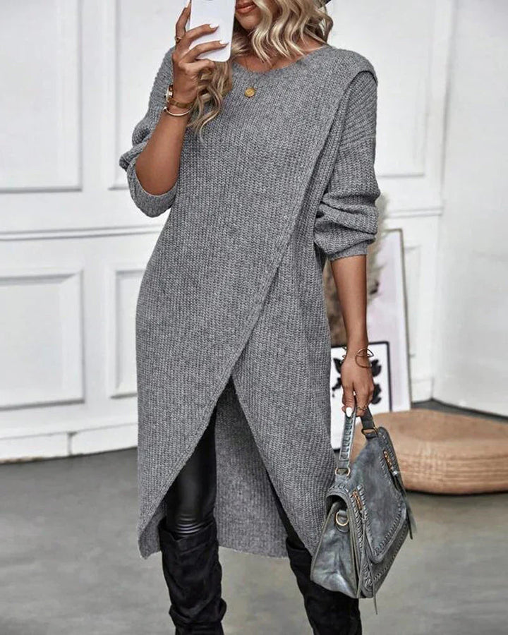 Sylvia Pull Femme – Long Pull Élégant & Confortable pour Look Chic au Quotidien